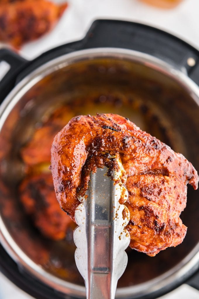 up close photo of seared piece of pork