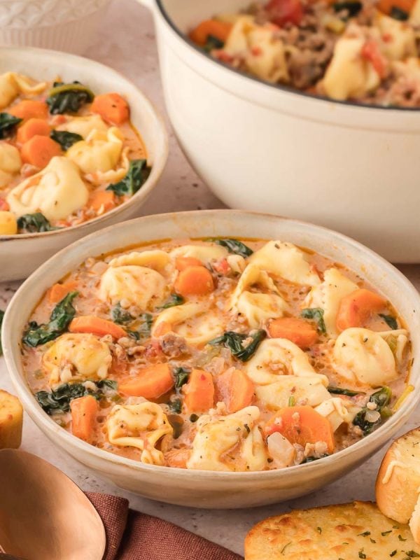 Creamy Sausage Tortellini Soup