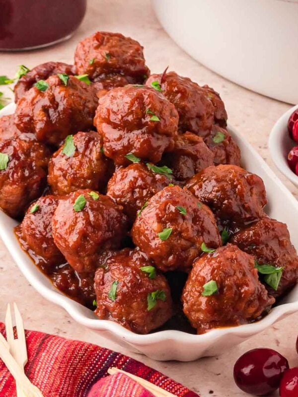 Slow Cooker Cranberry Meatballs