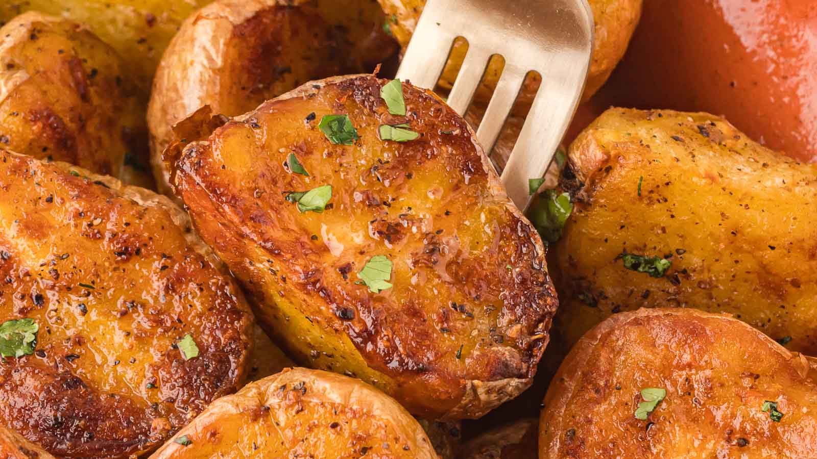 Air Fryer Roasted Potatoes by Tessie's Table