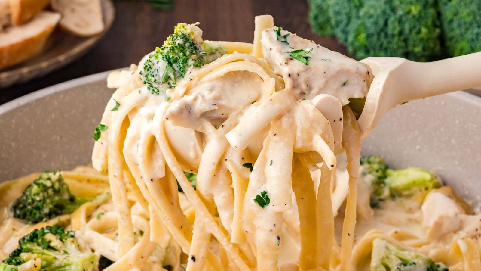 Chicken and Broccoli Alfredo by Tessie's Table.