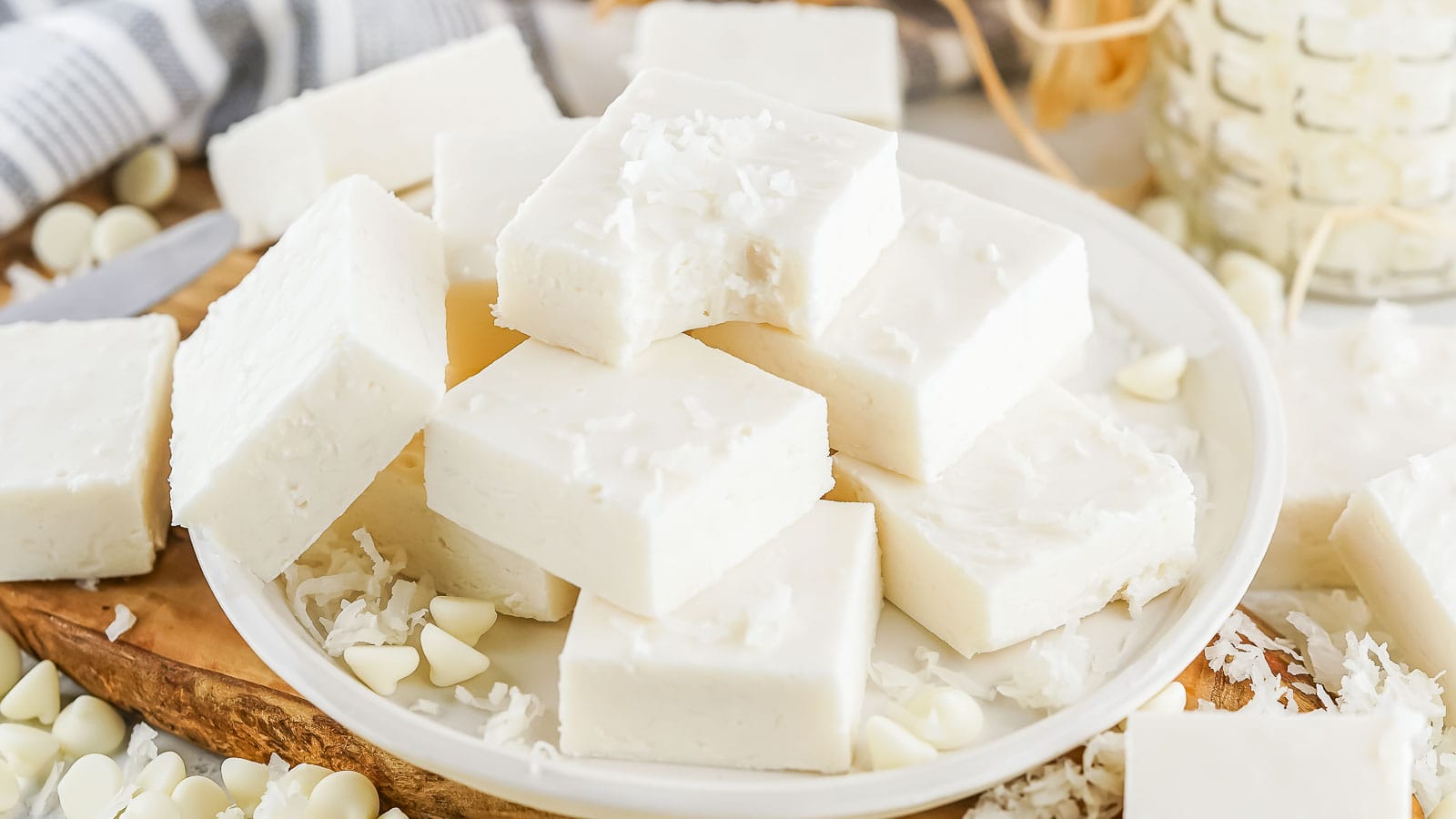 Coconut Fudge by Tessie's Table.