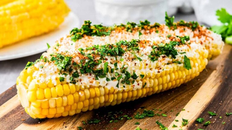 Mexican Elotes by Tessie's Table.