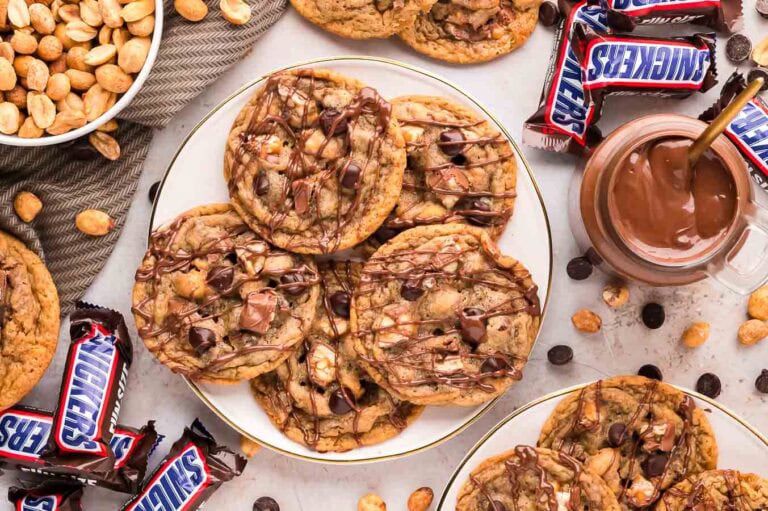 Snickers Cookies by Tessie's Table.