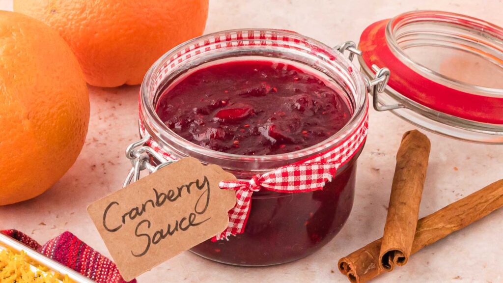 Slow Cooker Cranberry Sauce by Tessie's Table.