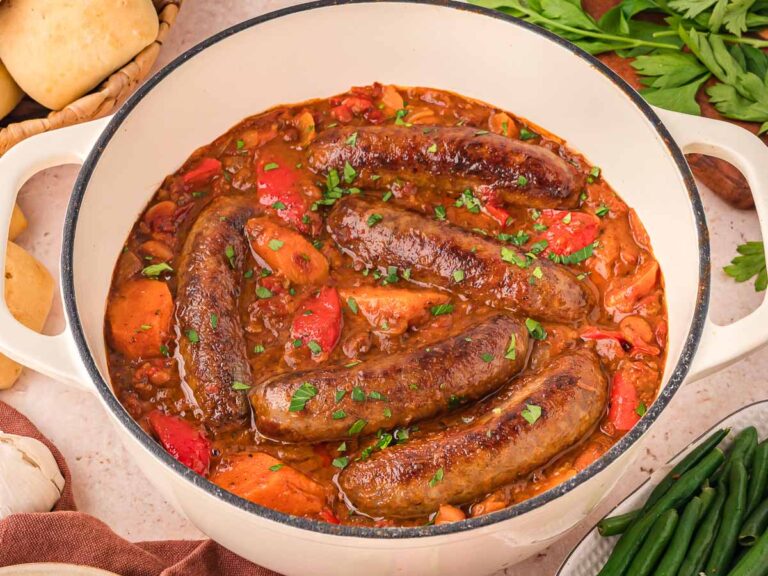 Sausage Casserole by Tessie's Table.