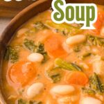 Kale and white bean Soup by Tessie's Table.