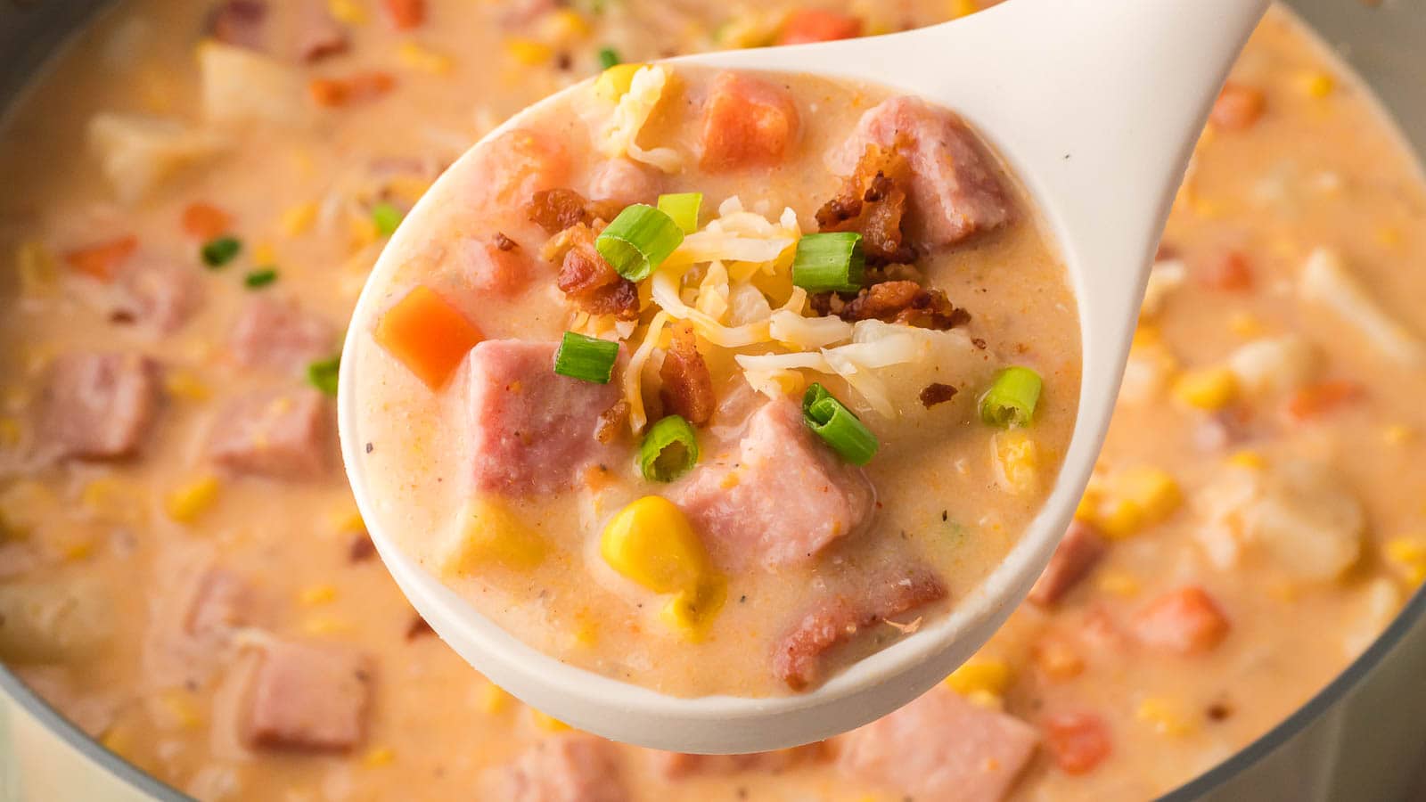 Ham and Corn Chowder by Tessie's Table.