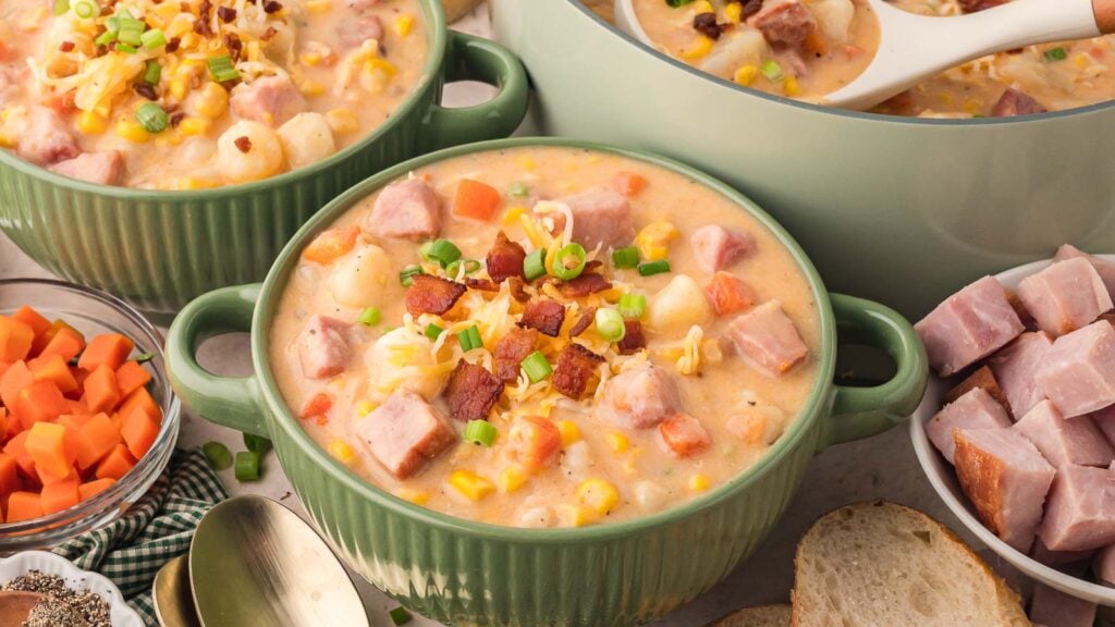 Ham and Corn Chowder by Tessie's Table.