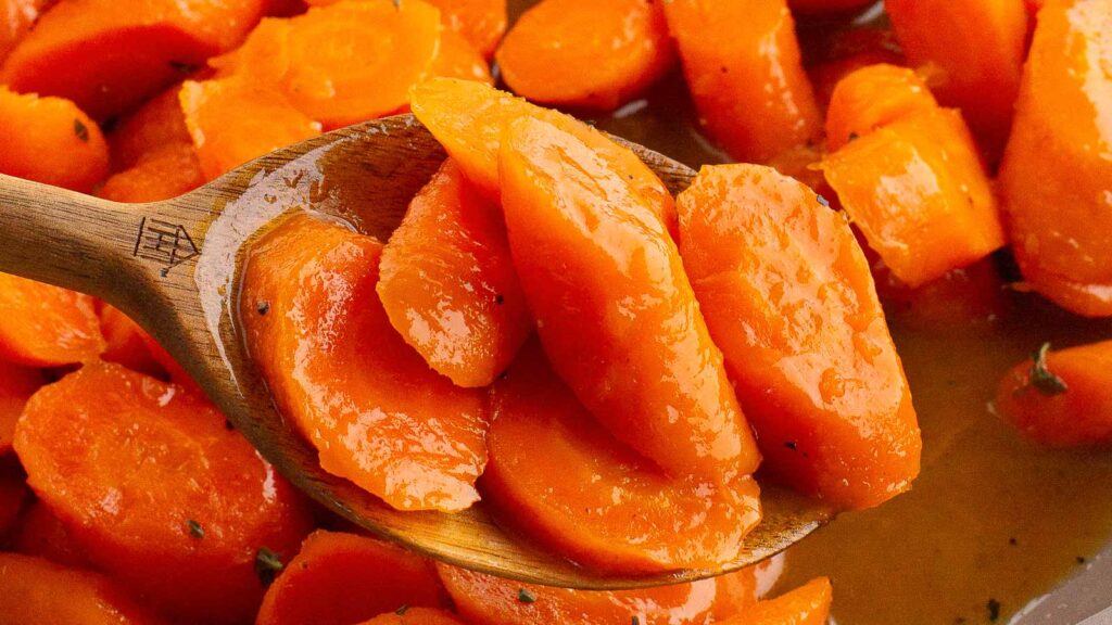 Honey Glazed Carrots. by Tessie's Table.