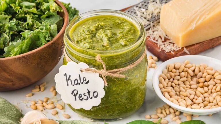 Kale Pesto by Tessie's Table.