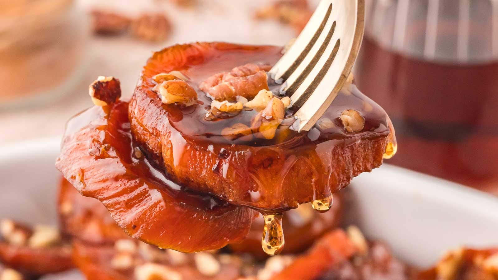 Maple Roasted Sweet Potatoes by Tessie's Table.