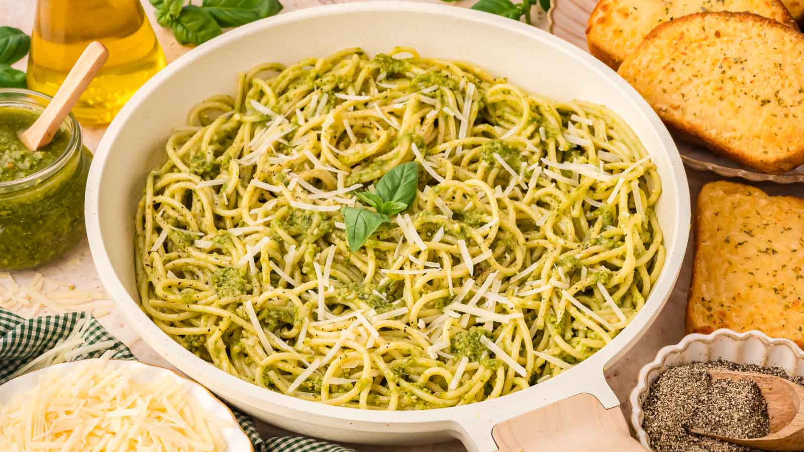 Pesto Pasta by Tessie's Table.