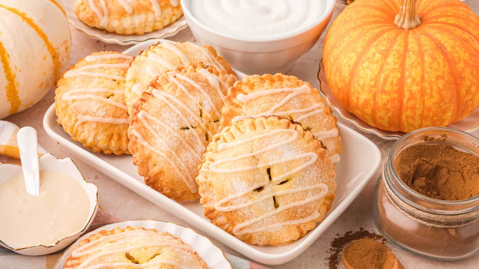 Pumpkin Hand Pies by Tessie's Table.