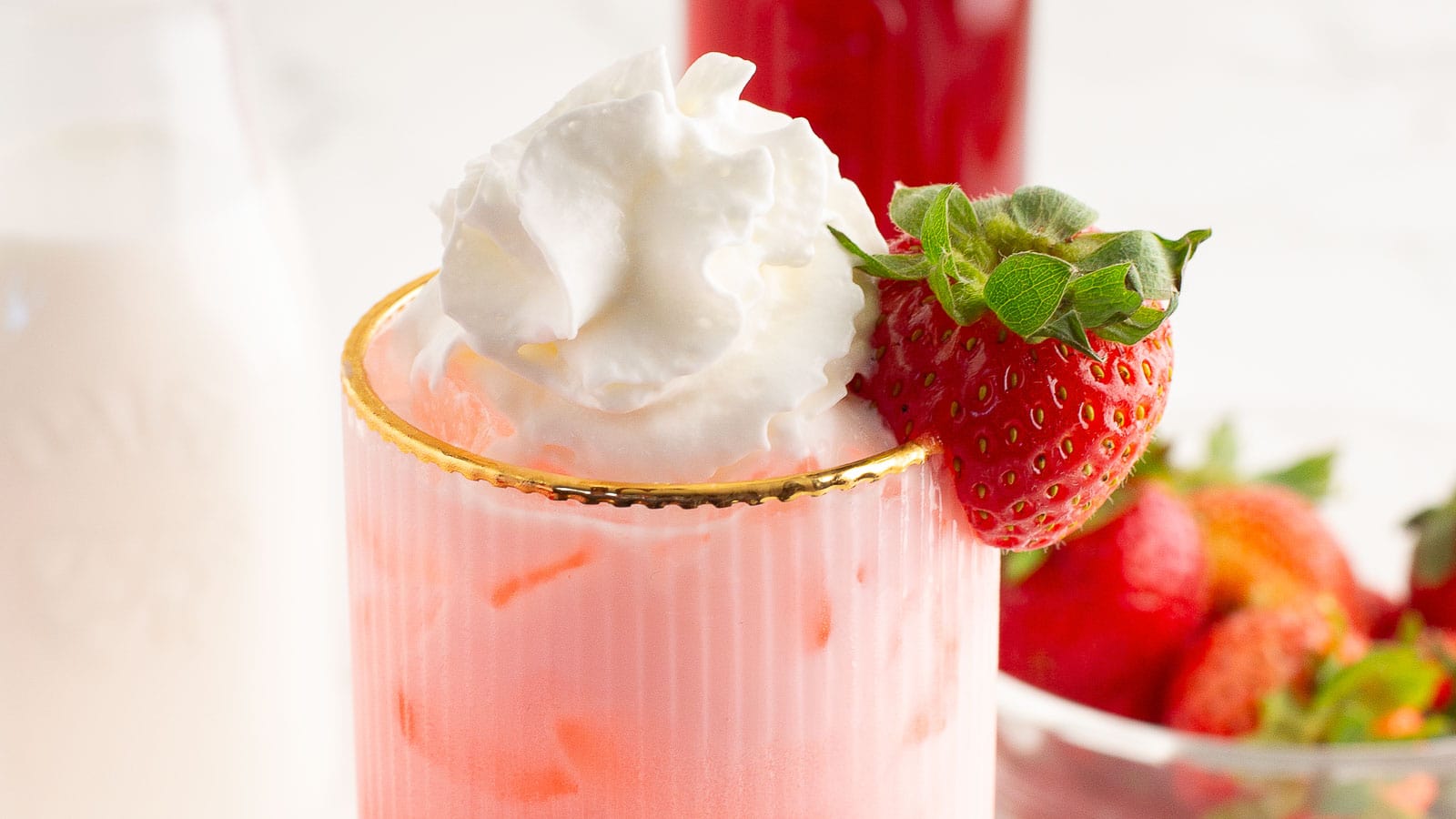 Strawberry Cream Soda by Tessie's Table.