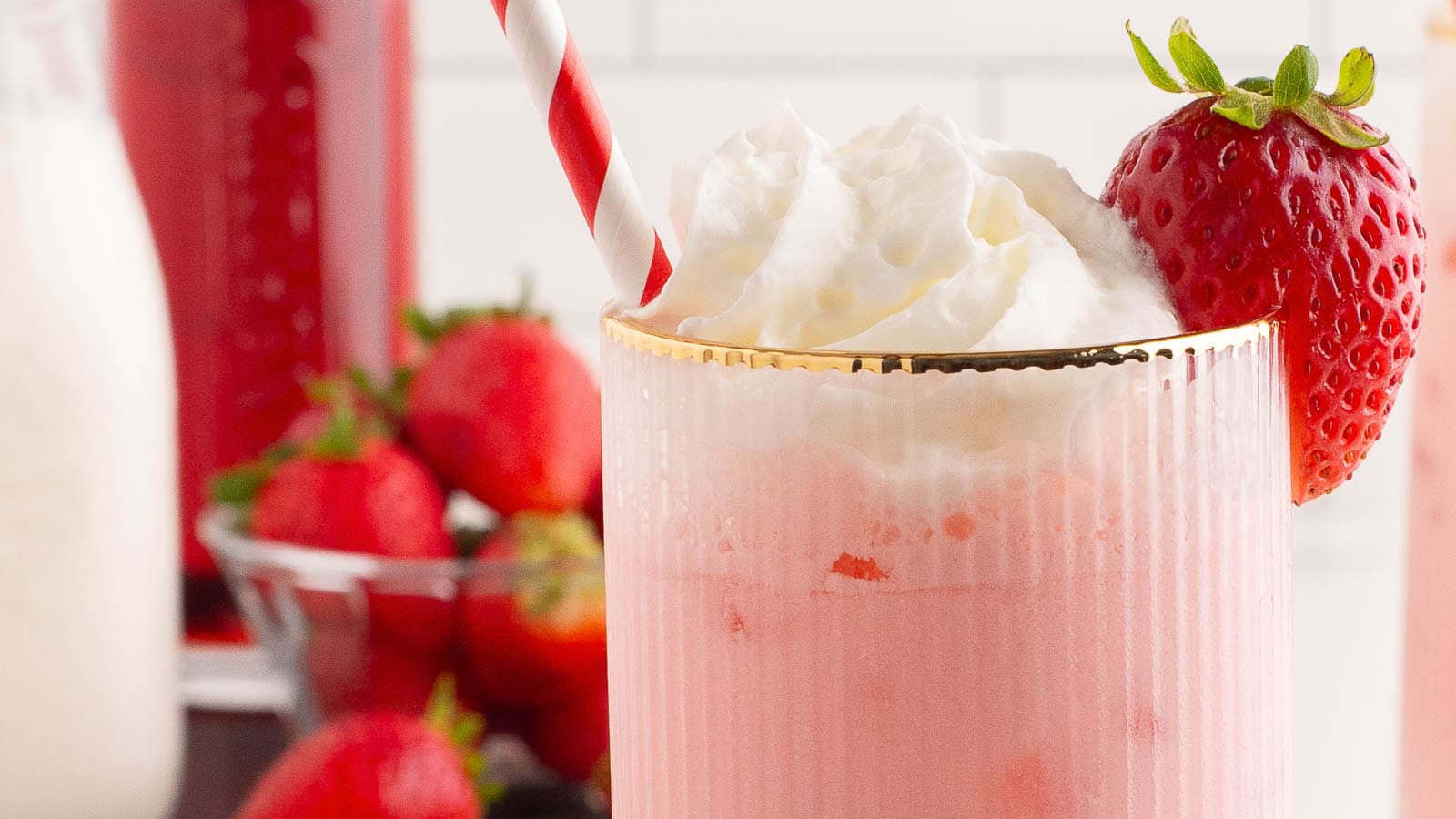 Strawberry Cream Soda by Tessie's Table.