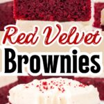 Red Velvet Brownies By Tessie's Table.