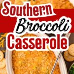 Southern Broccoli Casserole by Tessie's Table.