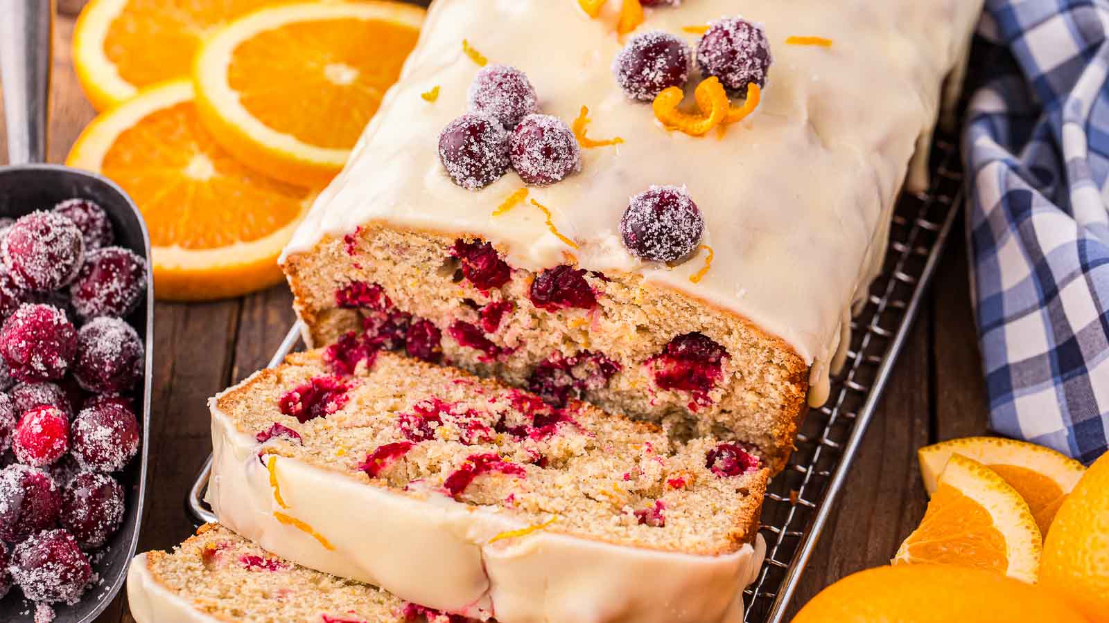 Cranberry Orange Bread by Tessie's Table.