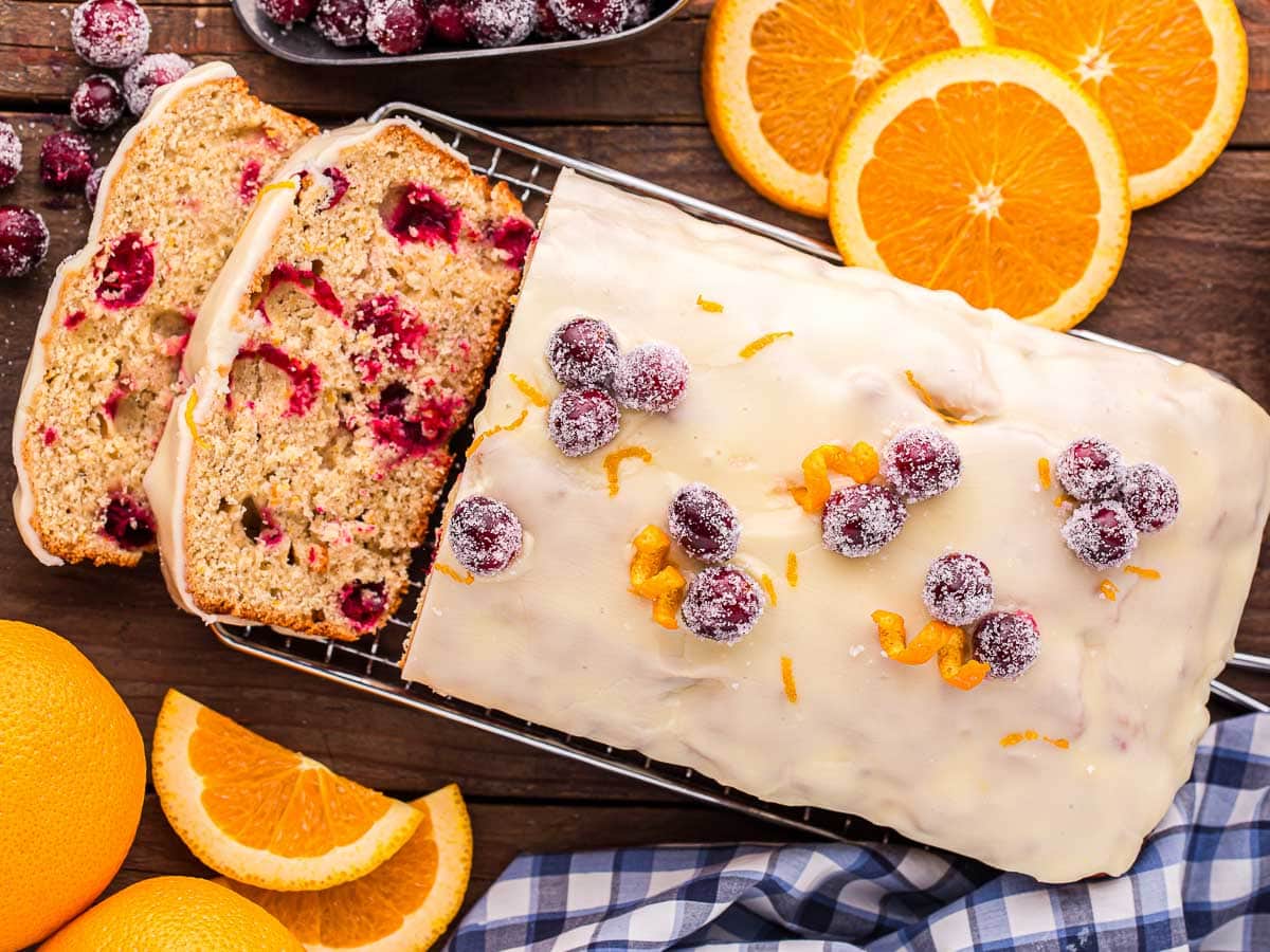 Cranberry Orange Cake by Tessie's Table.