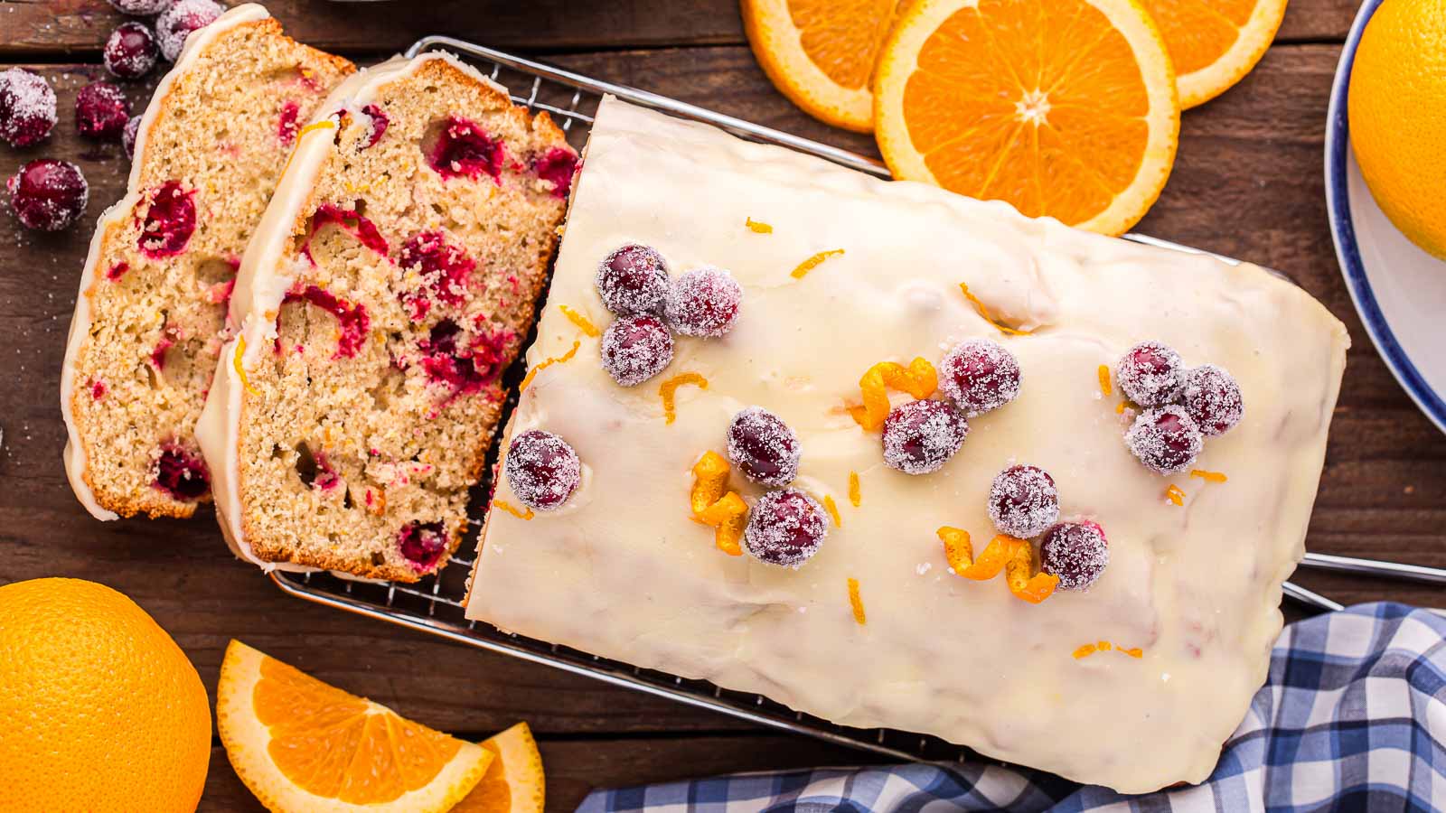 Cranberry Orange Bread by Tessie's Table.