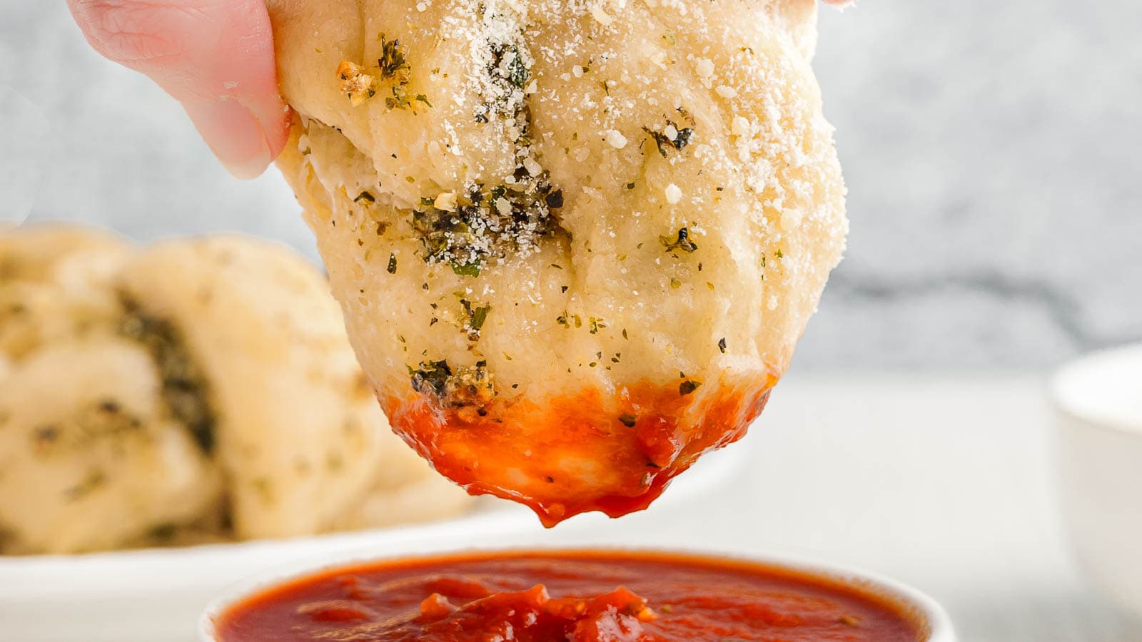 Homemade Garlic Knots by Tessie's Table.