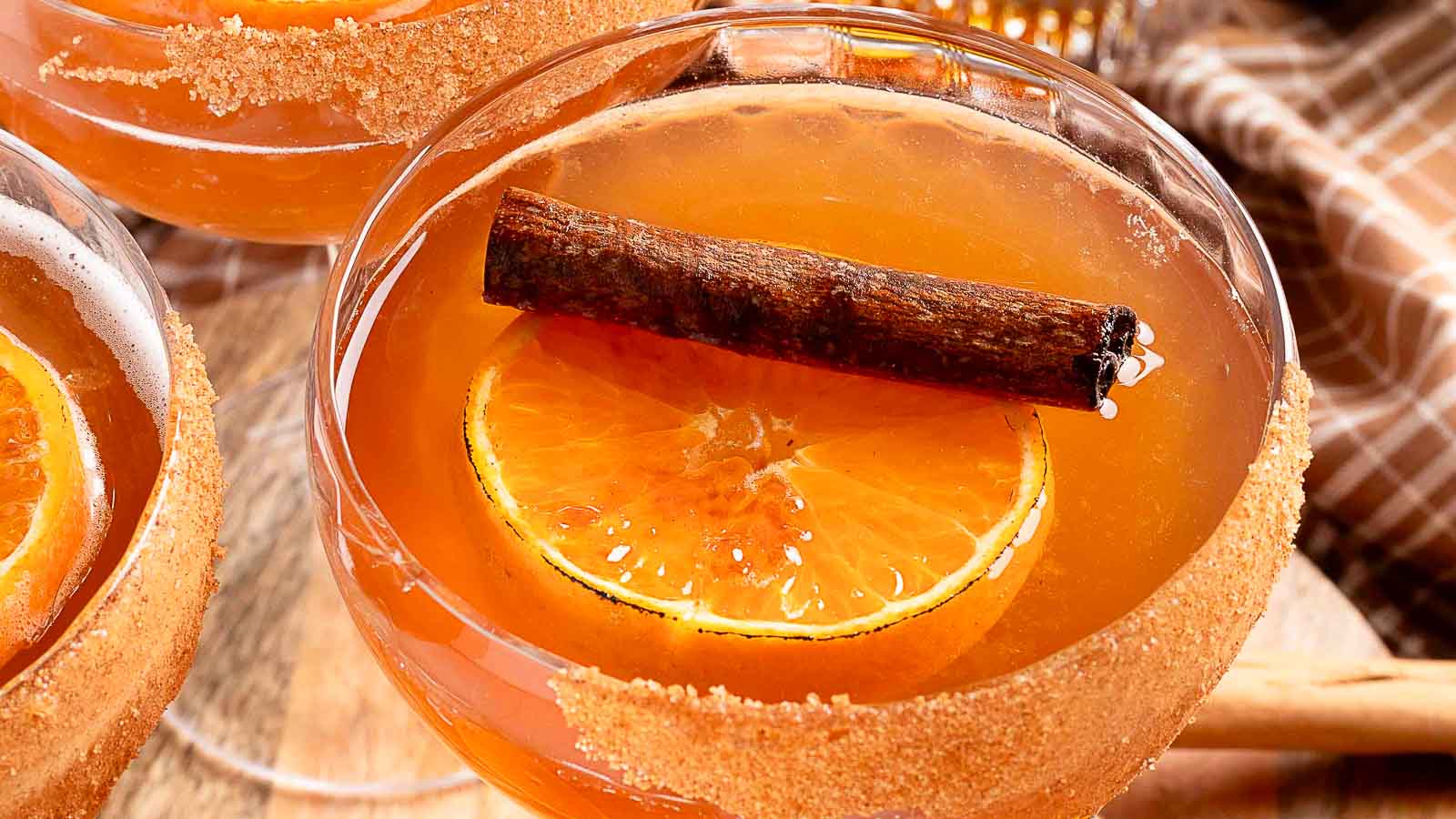 Orange Cinnamon Old Fashioned by Tessie's Table.