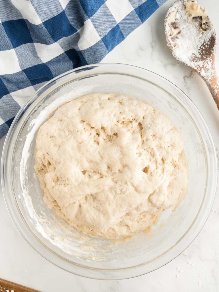 Dough after rising.