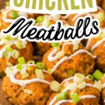 Buffalo Chicken Meatballs b y Tessie's Table.