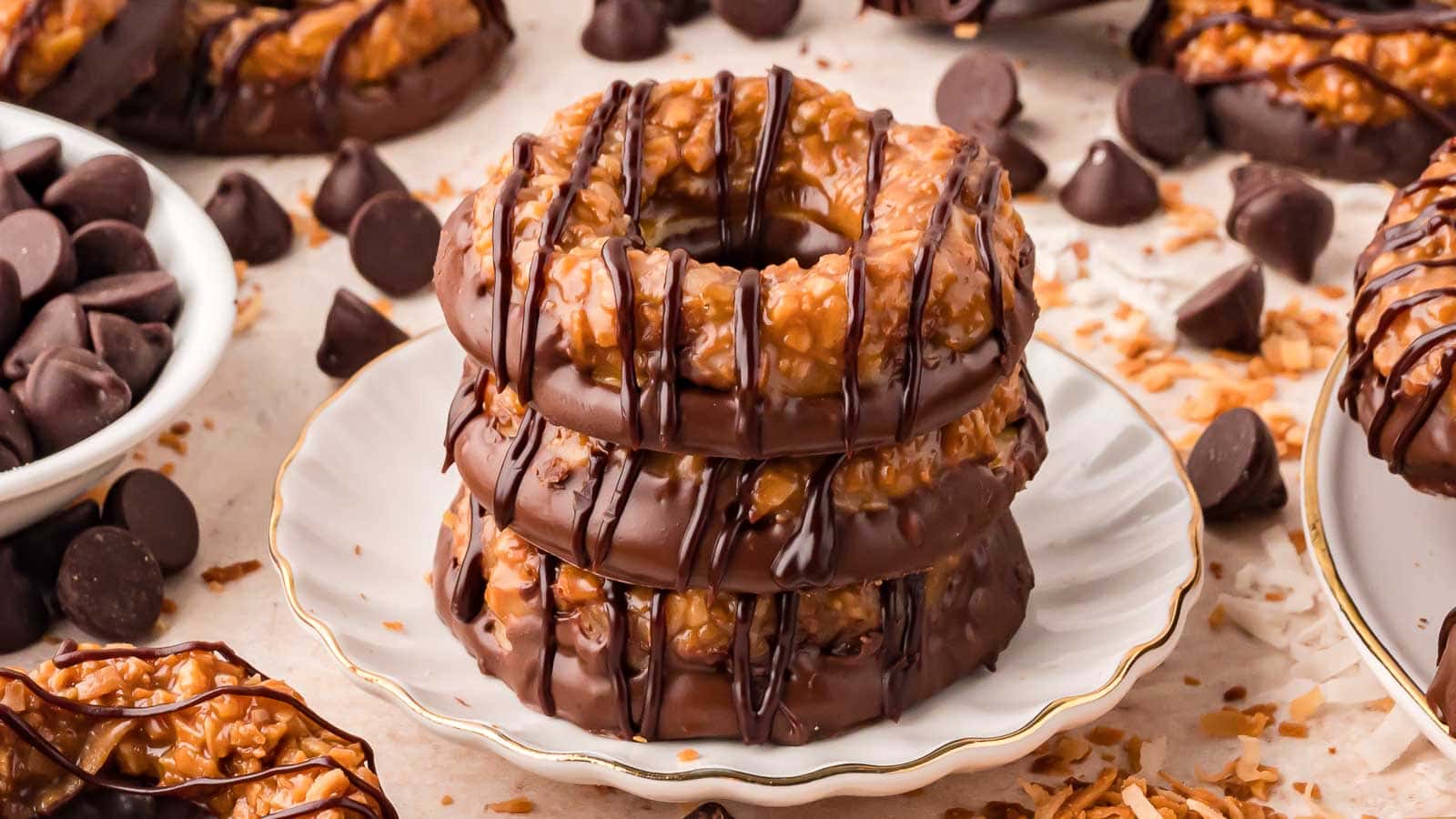 Samoas Cookies by Tessie's Table.