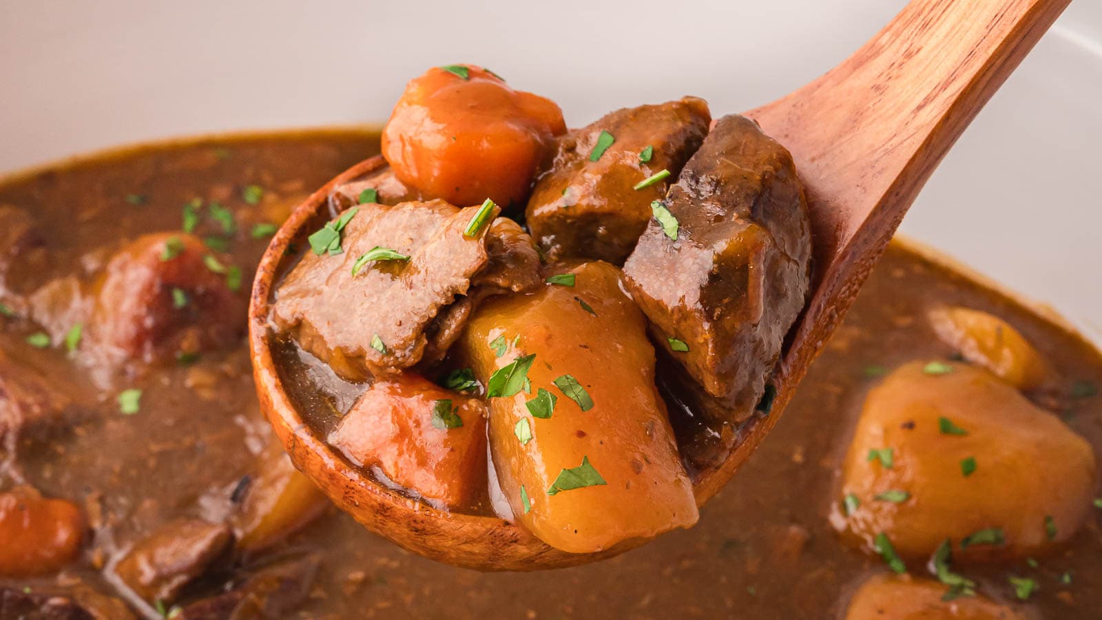 Slow Cooker Beef Stew by Tessie's Table.