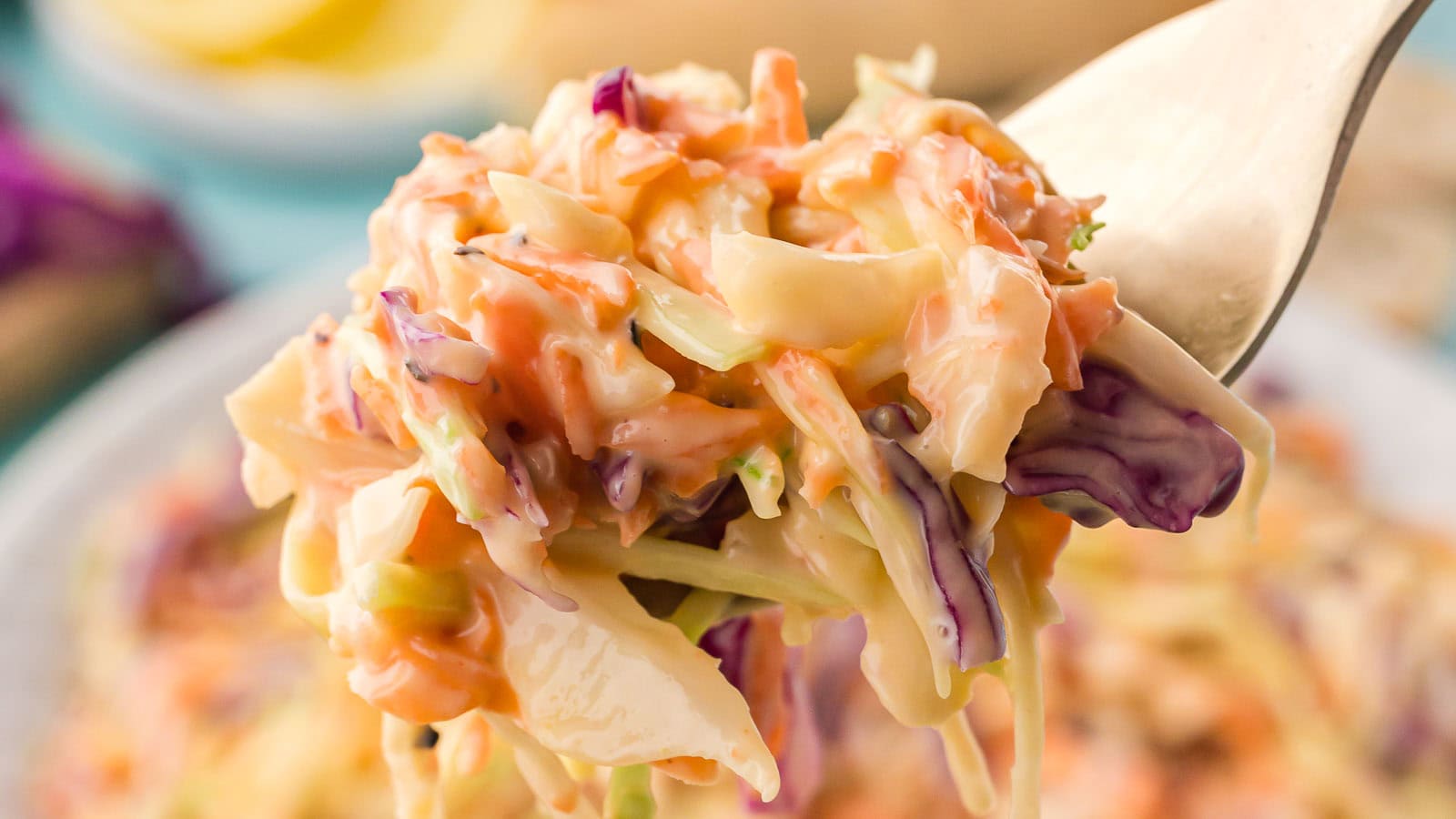 Easy Coleslaw Recipe by Tessie's Table.