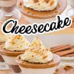 Melted Biscoff poured onto whipped cream. The Easy No Bake Dessert.