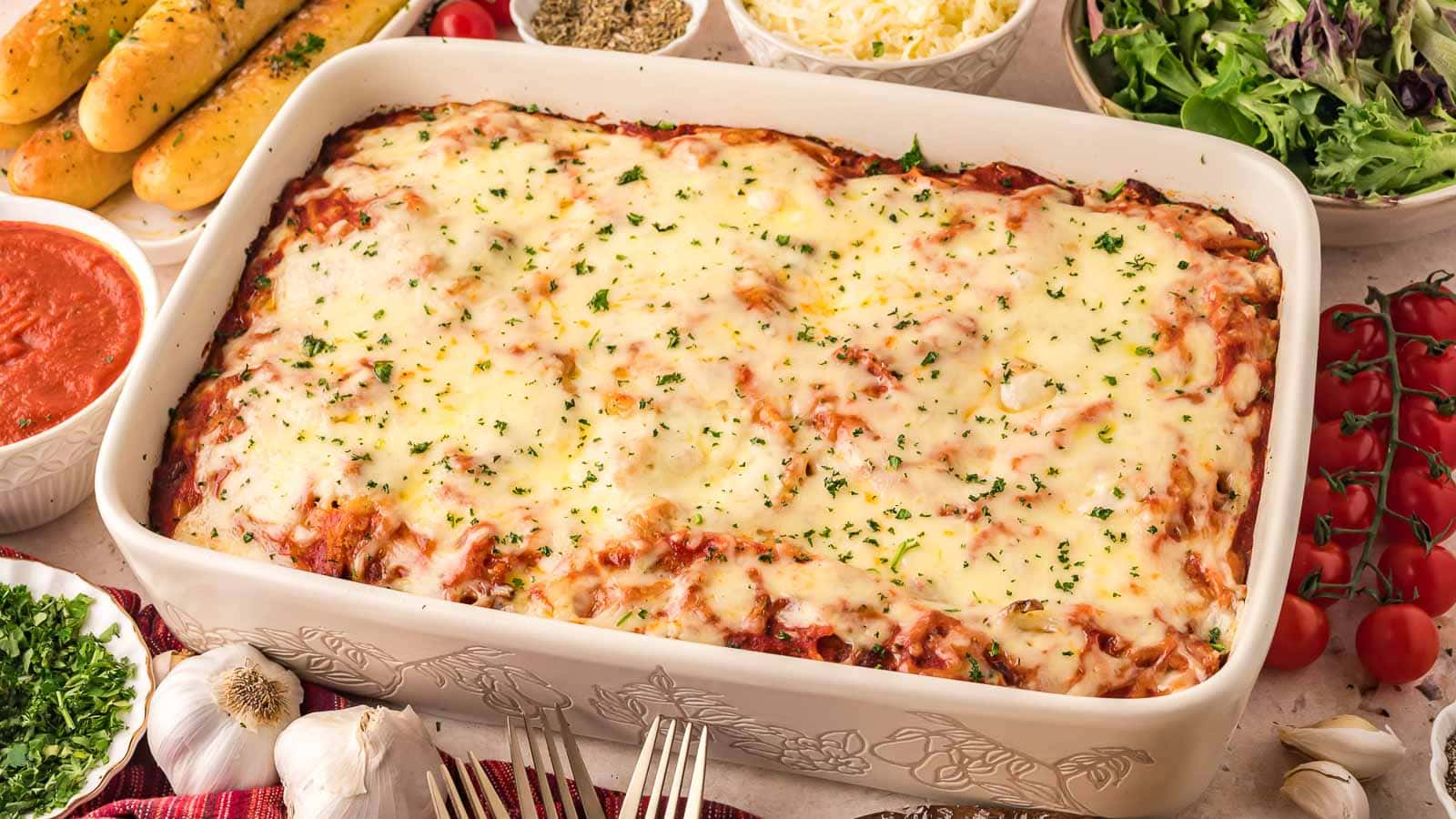 Baked Spaghetti by Tessie's Table.