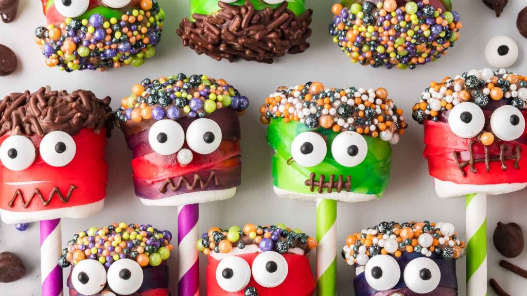 Marshmallow Monsters by Tessie's Table.