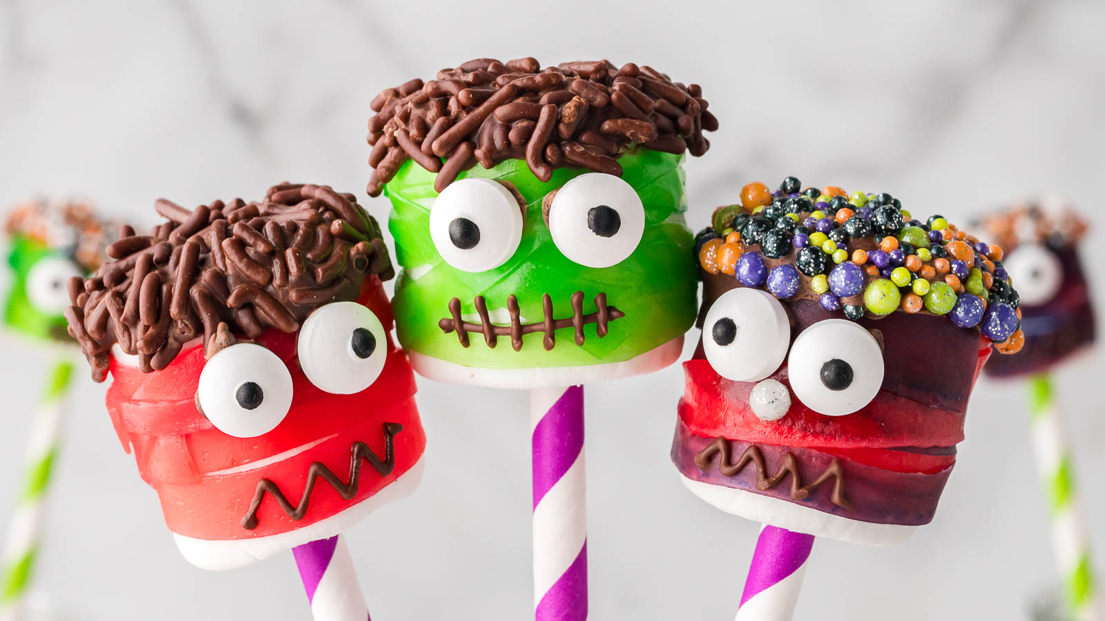 Marshmallow Monsters by Tessie's Table.