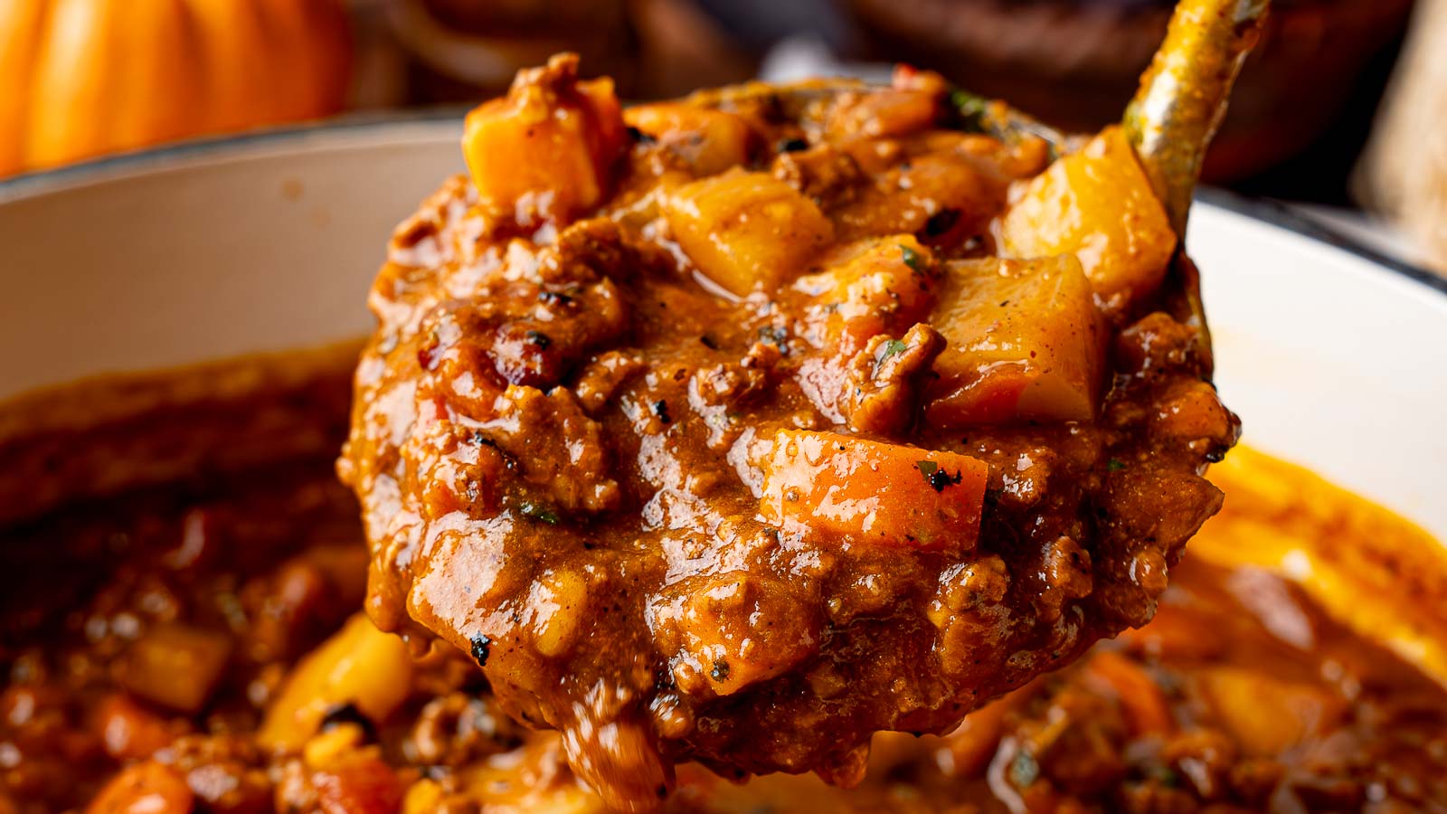 Pumpkin Chili Recipes by Tessie's Table.