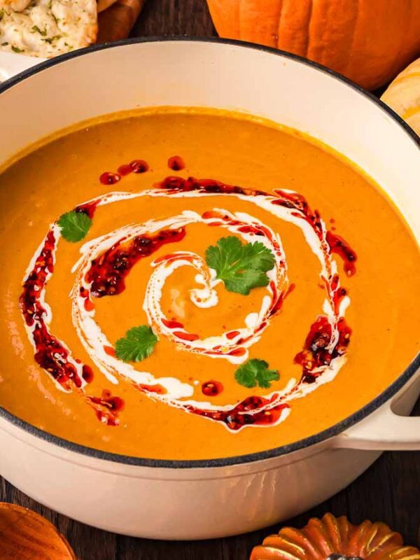 Pumpkin Coconut Curry Soup