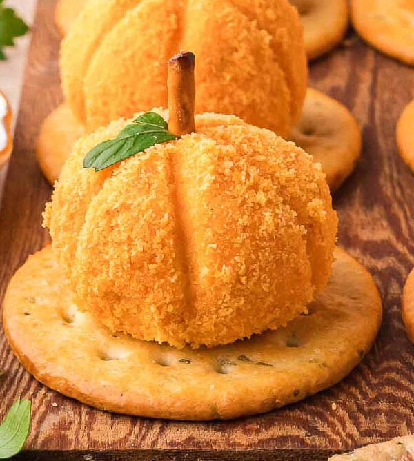 Mini Pumpkin Cheese Balls