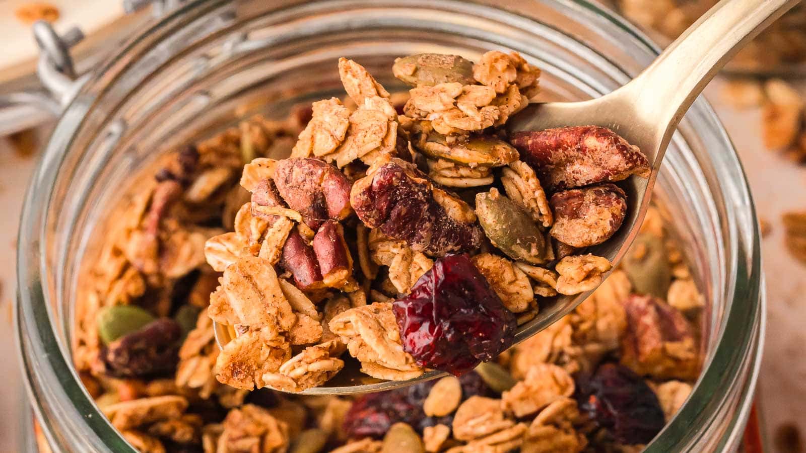 Pumpkin Granola by Tessie's Table.