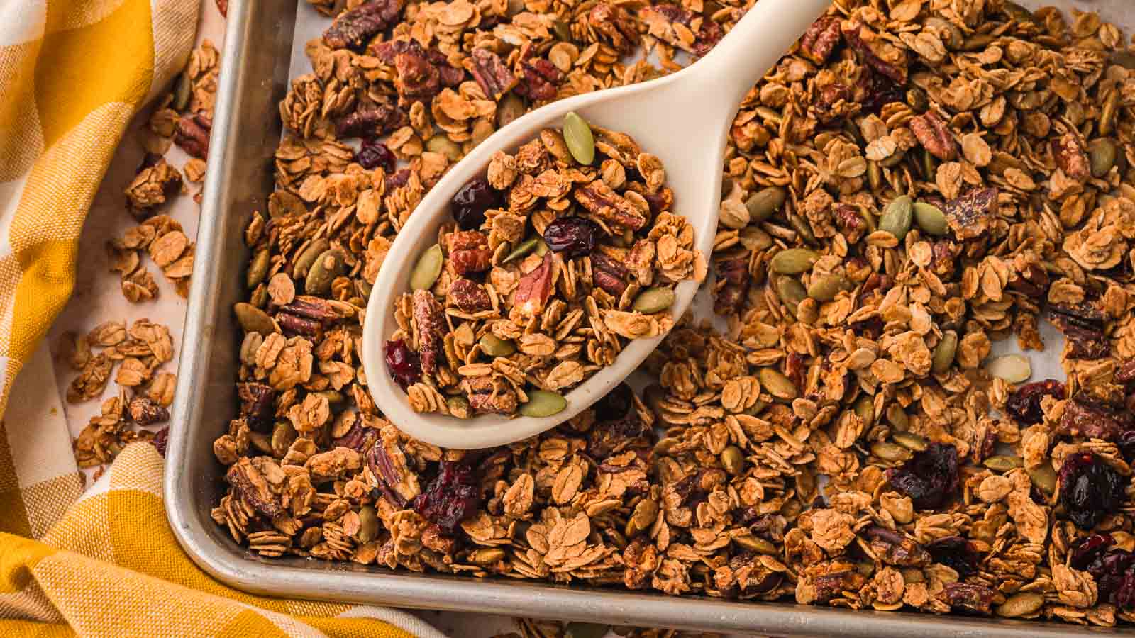 Pumpkin Granola by Tessie's Table.