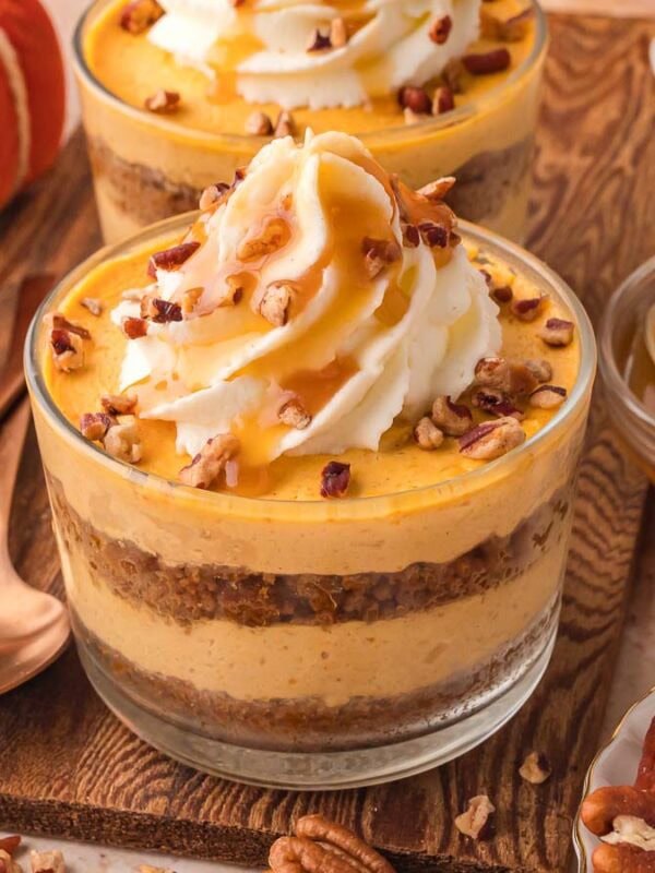 Pumpkin Pie Cheesecake Cups