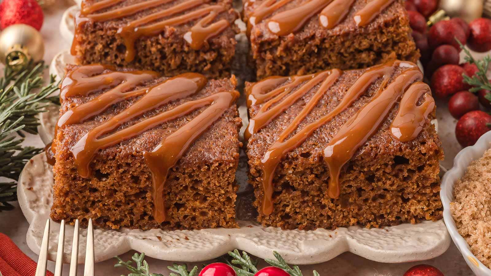 Gingerbread Cake by Tessie's Table.