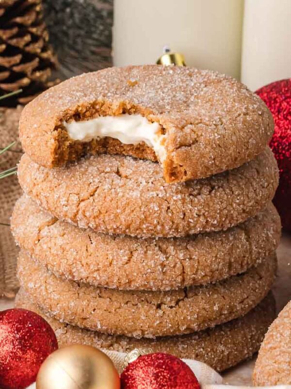 Gingerbread Cheesecake Cookies