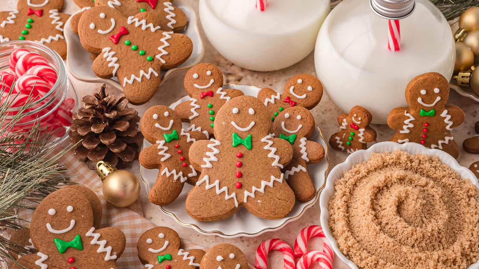 Gingerbread Man Cookies by Tessie's Table