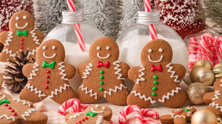 Gingerbread Man Cookies by Tessie's Table