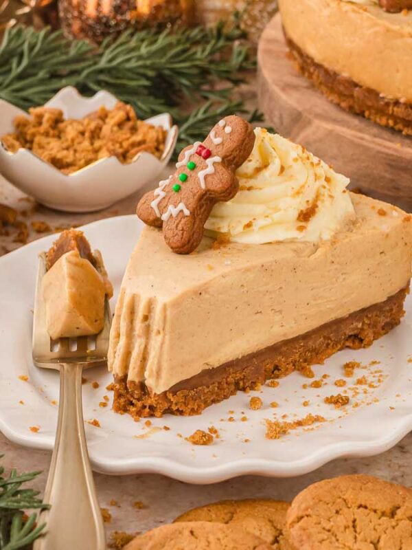 No-Bake Gingerbread Cheesecake