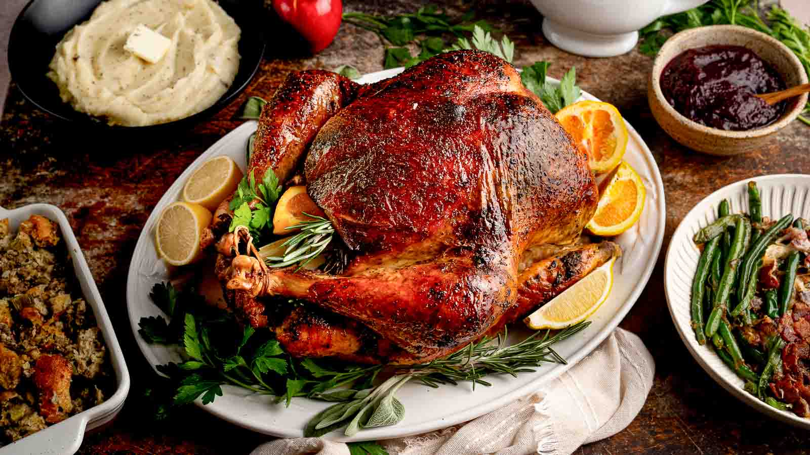Roast Turkey Recipe by Tessie's Table.