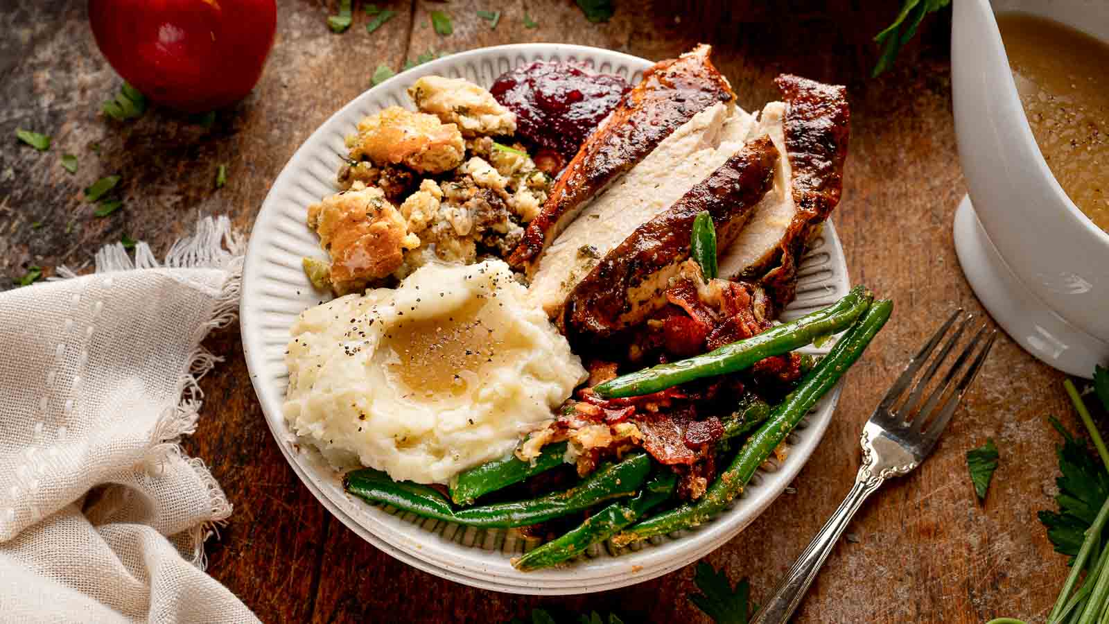 Roast Turkey Recipe by Tessie's Table.