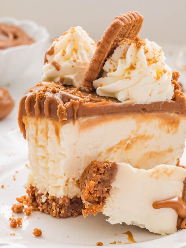 No-Bake Biscoff Cheesecake